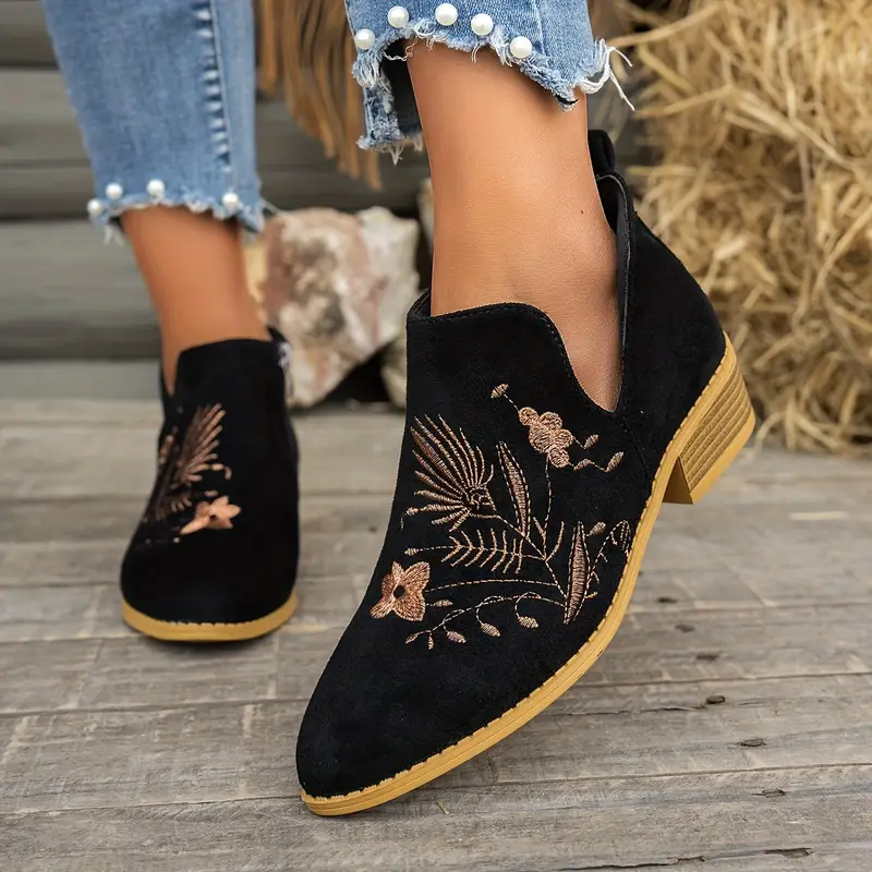 [Copy]Women's Fashion Comfortable Chunky Heel Boots Chelsea Boots