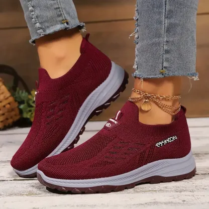 Women's New Comfortable & Breathable Slip-On Walking Shoes Sneakers