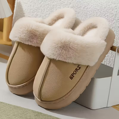[Copy]💖LAST DAY PROMOTION 56% OFF💖Women's Non-slip Mute Warm Fluffy Shoes Slippers