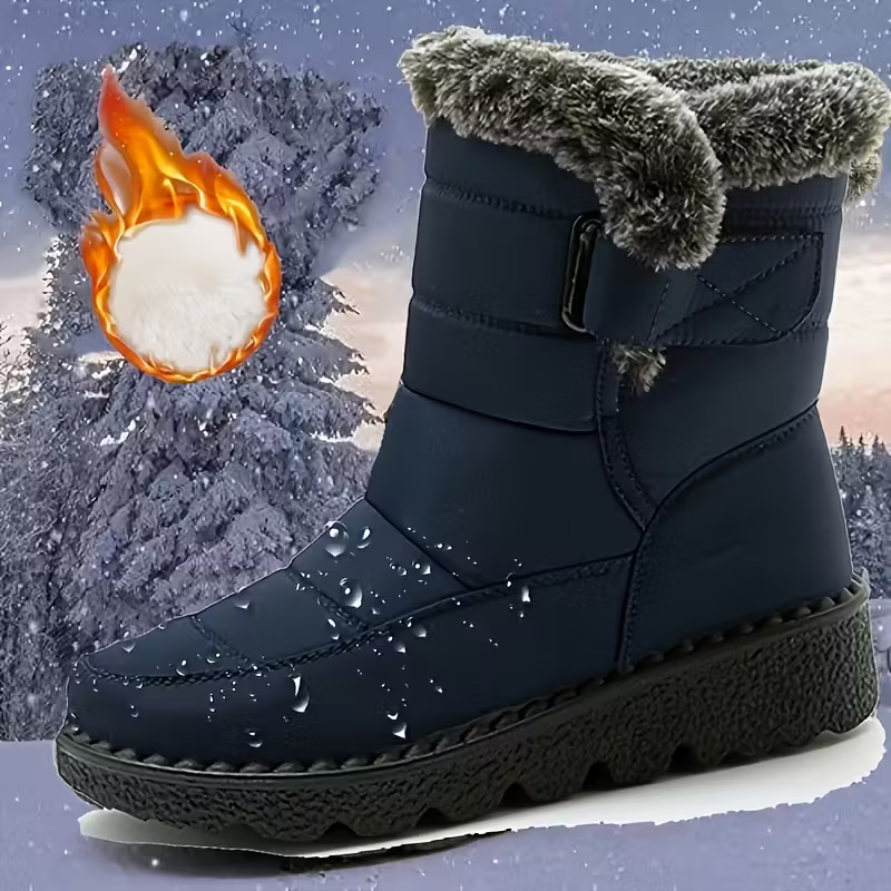 Women's Trendy Fleece-Lined Warm Winter Ankle Boots for Walking, Home, Outings, And Dates