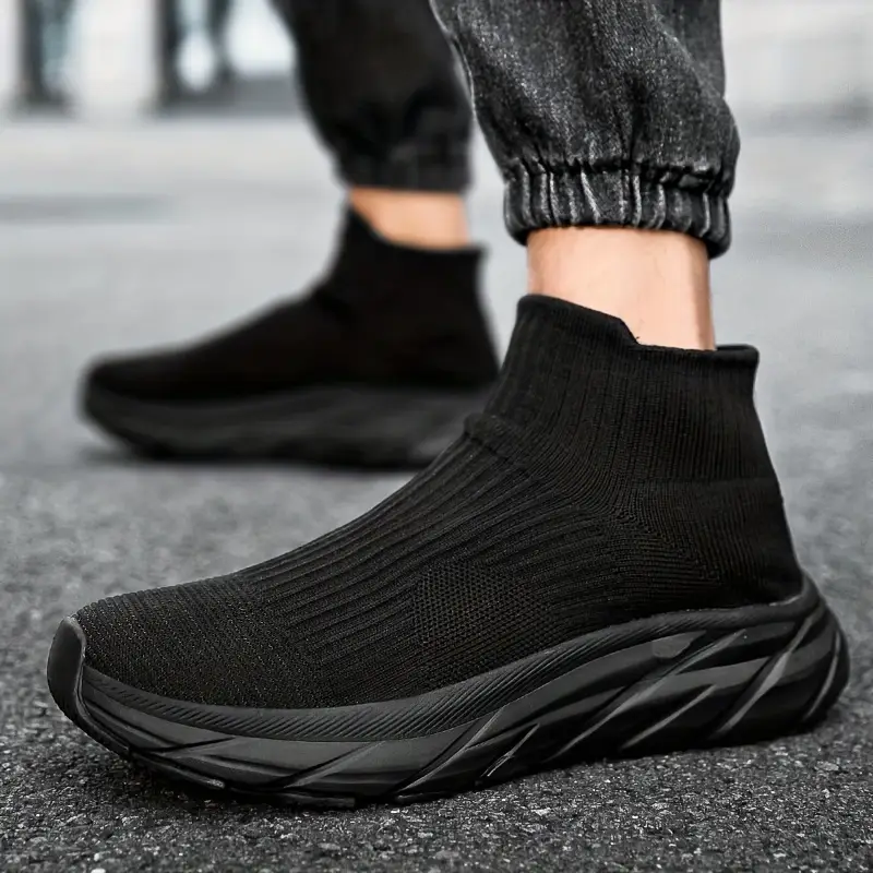 Men's and Women's Warm Plush Lining Slip-On Sneakers Chunky Shoes