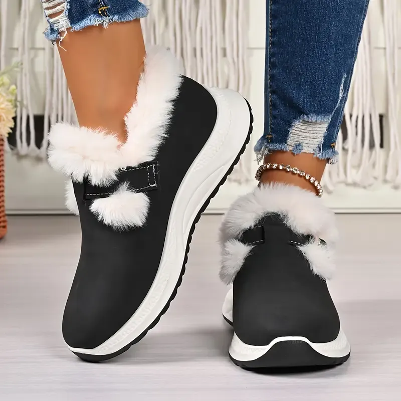 Women's Warm and Cozy Plush Winter Indoor/Outdoor Shoes Boots (Wide Widths Available)