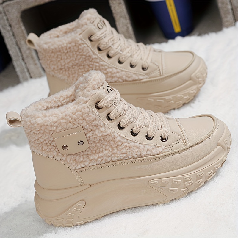Trendy Hot Women's Thickened Warm Sneakers Shoes Boots