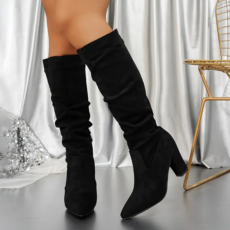 Women's Stylish Elegant Versatile Knee-High Boots for Home, Business, Casual Wear, Beach, Vacation, Parties & Weddings
