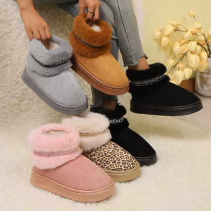 Women's Cozy Fleece-Lined Slippers Indoor/Outdoor Boots