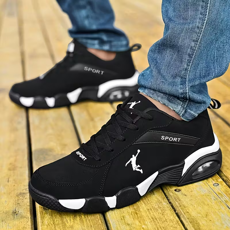 Unisex Comfortable Air Cushion Low-Top Sneakers Shoes for Running, Walking, Training