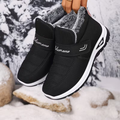 Women's Warm Slip-Resistant Winter Boots Slip-on Shoes