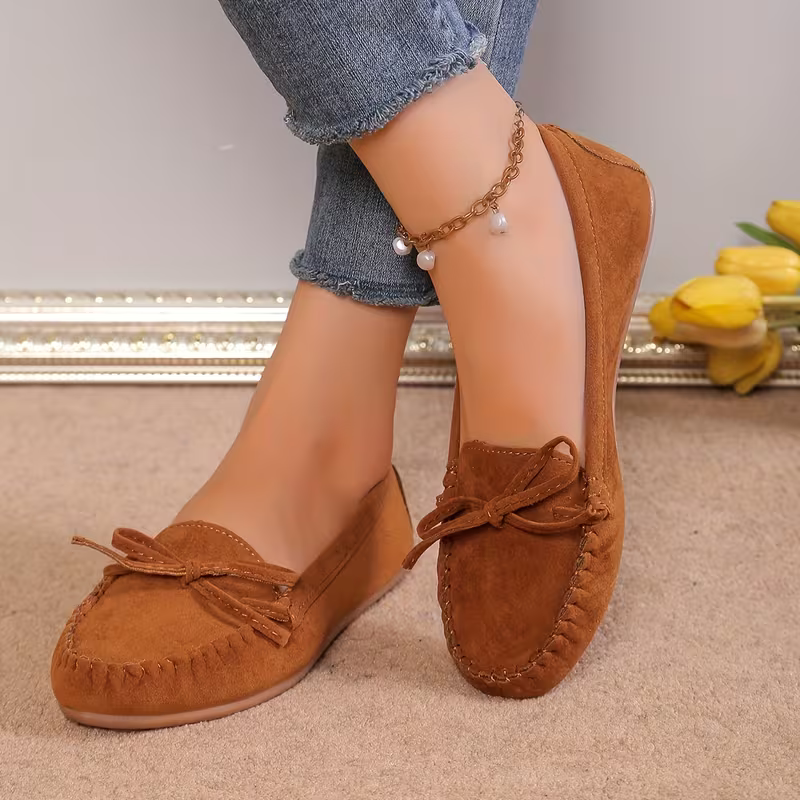 Women's Comfortable And Lightweight Bows Flat Shoes