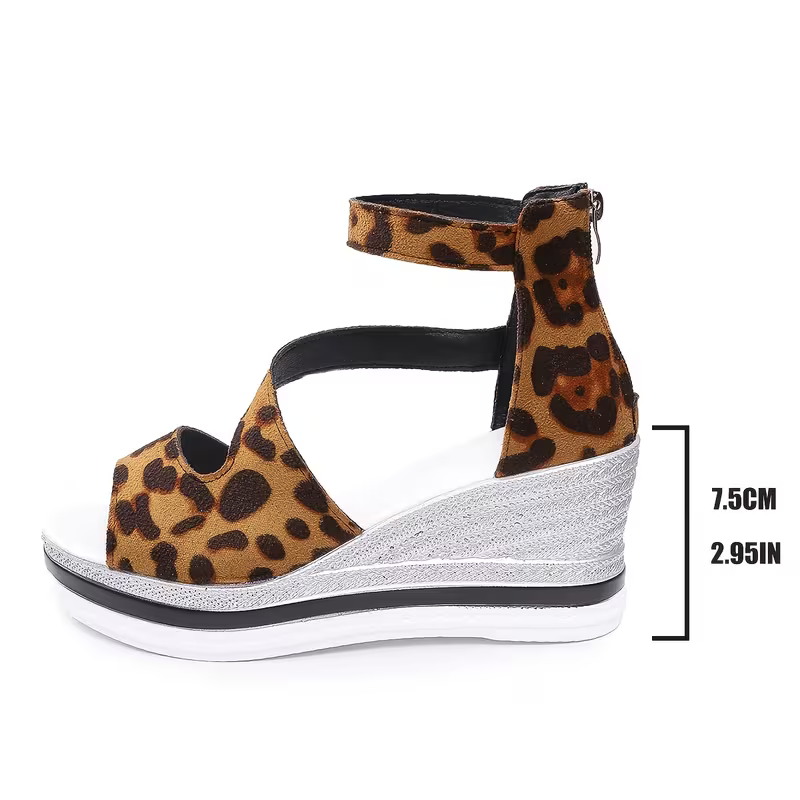 Women's Fashion Thick-soled Wedge Sandals Roman Shoes