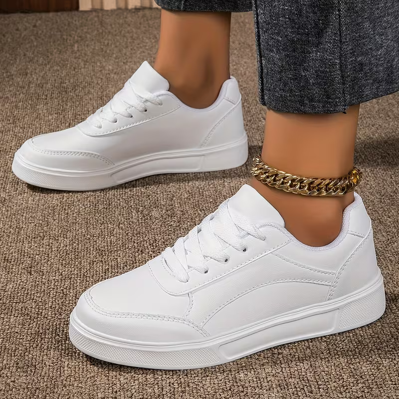 New Women's Comfortable & Lightweight Sneakers White Shoes Sports Shoes