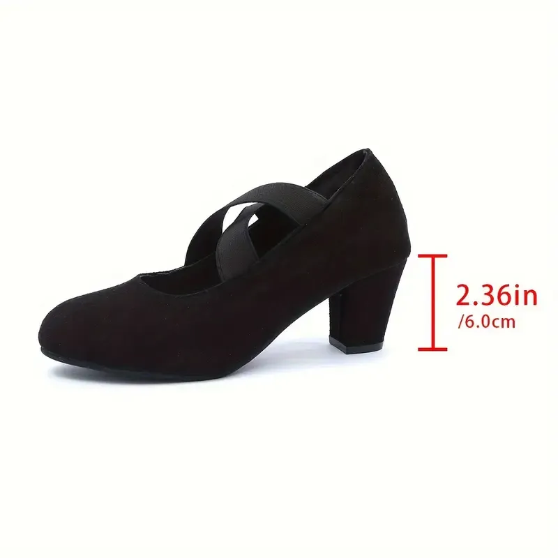 Women's Cross Strap Casual High Heels