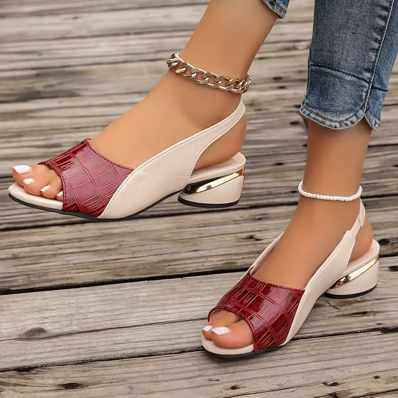 Women's Stylish Comfortable Chunky Heel Sandals