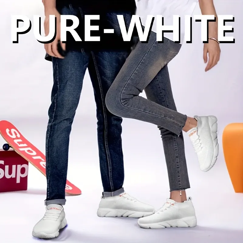 Plus-Size Wide Toe Box Lightweight&Breathable Sneakers Walking Shoes