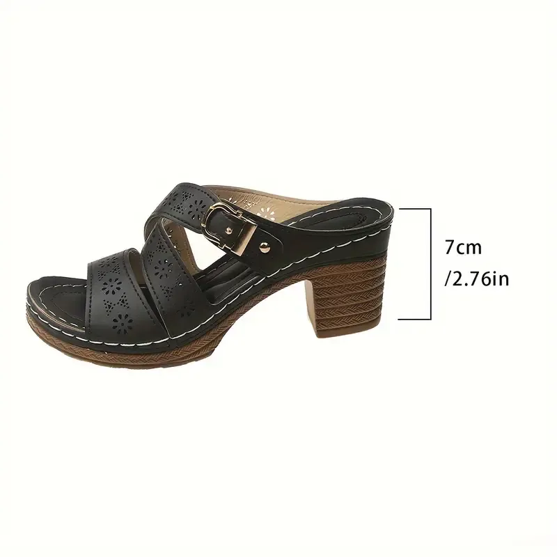 Women's Stylish & Comfortable Slip-On Platform Wedge Sandals