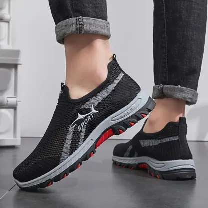 Men's Lightweight Breathable Anti-slip Sneakers for Outdoor Activities