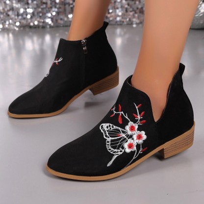 [Copy]Women's Fashion Comfortable Chunky Heel Boots Chelsea Boots