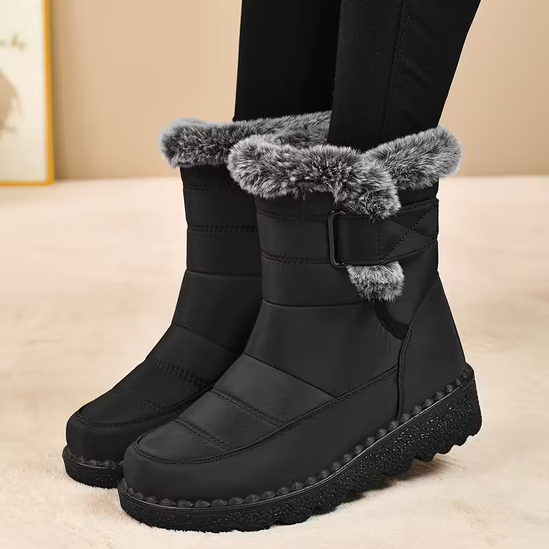 Women's Trendy Fleece-Lined Warm Winter Ankle Boots for Walking, Home, Outings, And Dates
