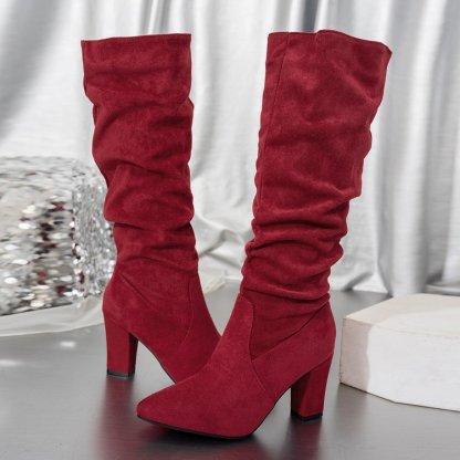 Women's Stylish Elegant Versatile Knee-High Boots for Home, Business, Casual Wear, Beach, Vacation, Parties & Weddings