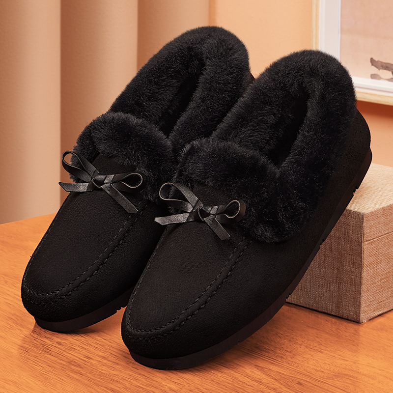 Women's Warm and Stylish Slip-on Flat Shoes