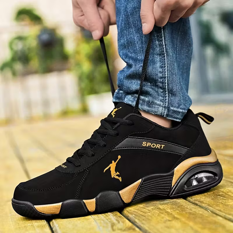 Unisex Comfortable Air Cushion Low-Top Sneakers Shoes for Running, Walking, Training