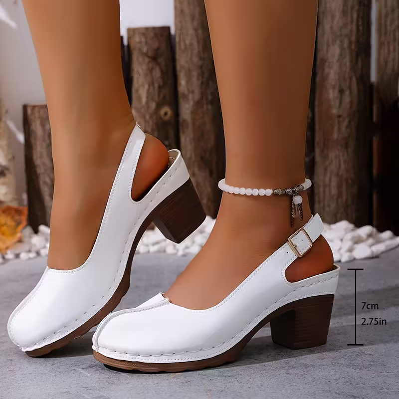 Women's Stylish Adjustable Buckle Travel Beach Camping Essential Chunky Heel Sandals