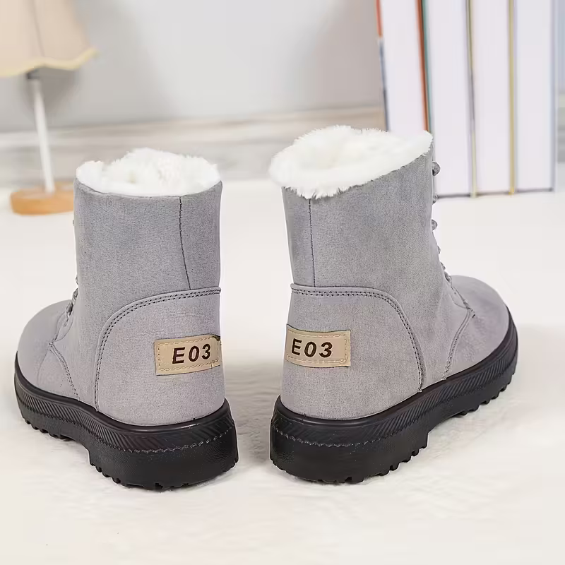 Last Day Promotion 70% OFF - Women Wool Lined Water Resistant Non-Slip Snow Boots, Orthopedic Winter Walking Shoes