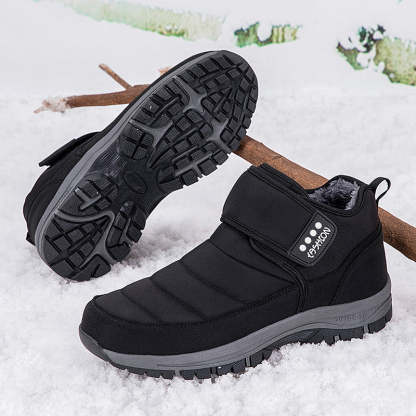 Men’s and Women's Fur-Lined Snow Arch Support Waterproof & Non-Slip Boots