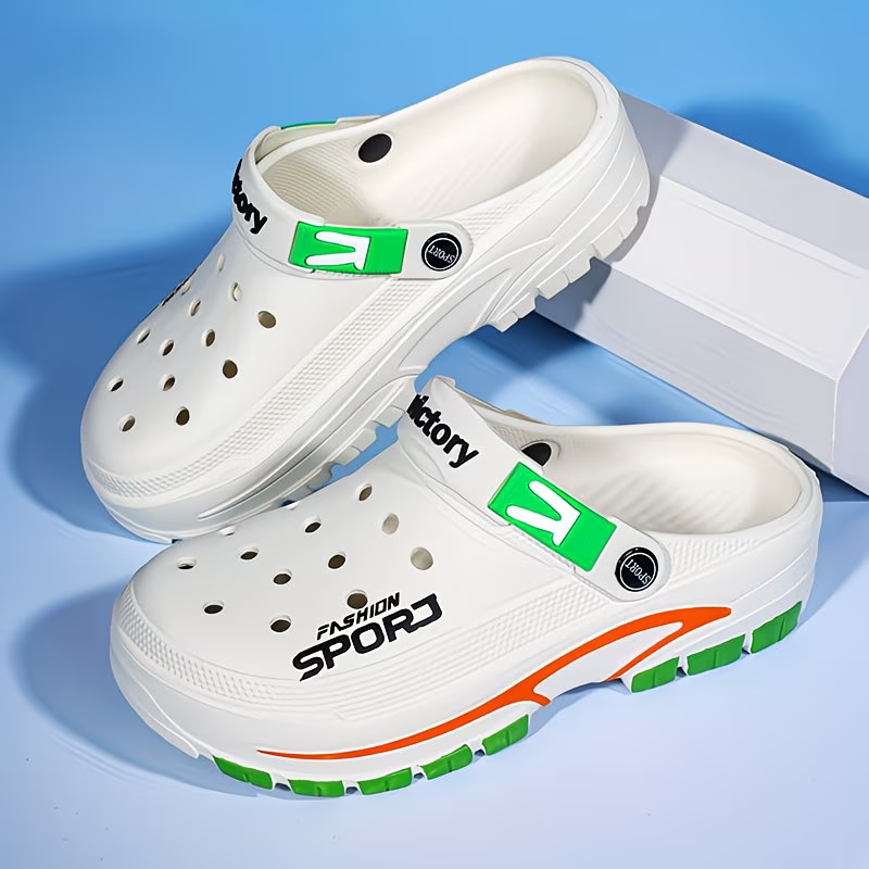 Men's Fashion Non-Slip Summer Clogs Sandals for Indoor/Outdoor Wear