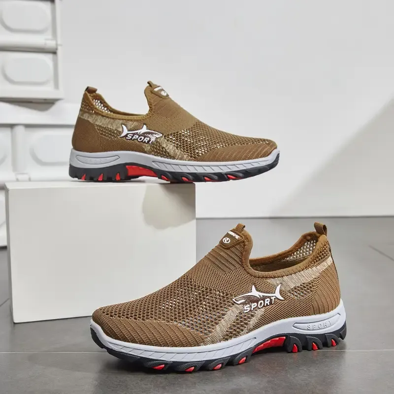 Men's Lightweight Breathable Anti-slip Sneakers for Outdoor Activities