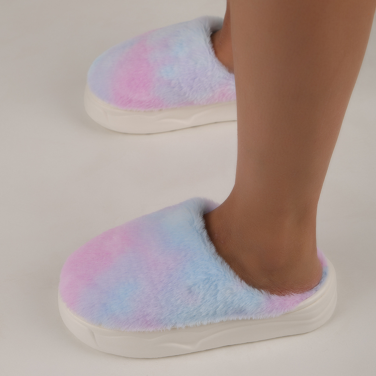 Women's Plus Size Thickened Warm Cold-proof Winter Home Slippers