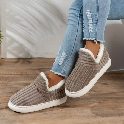 Unisex Cozy & Warm Winter Slippers Slip-On Indoor/Outdoor House Shoes