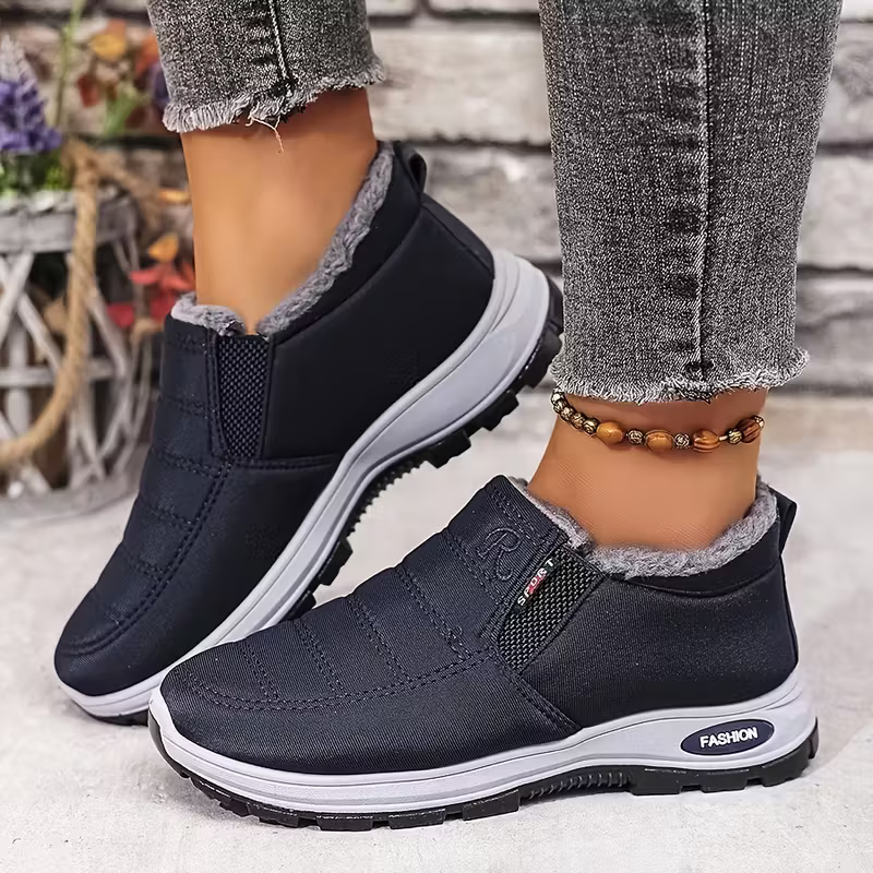[Copy]Women's Warm & Lightweight Plush Lined Interior Non-Slip Winter Slip-On Boots