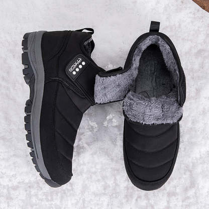 Men’s and Women's Fur-Lined Snow Arch Support Waterproof & Non-Slip Boots