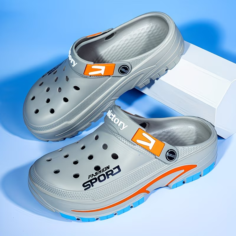 Men's Fashion Non-Slip Summer Clogs Sandals for Indoor/Outdoor Wear
