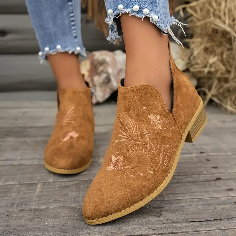 [Copy]Women's Fashion Comfortable Chunky Heel Boots Chelsea Boots