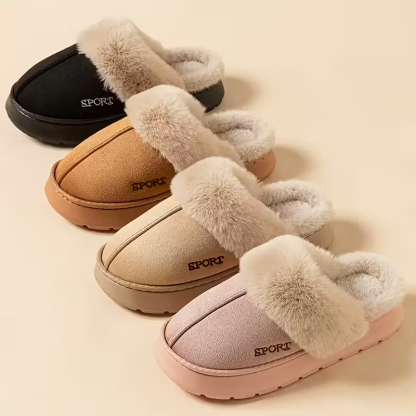 [Copy]💖LAST DAY PROMOTION 56% OFF💖Women's Non-slip Mute Warm Fluffy Shoes Slippers