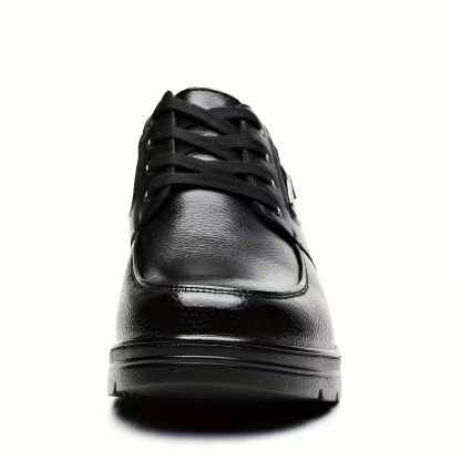 Men's Plus Velvet Warm Genuine Leathe Wear-resistant Anti-slip Winter Shoes