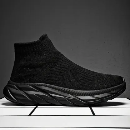 Men's and Women's Warm Plush Lining Slip-On Sneakers Chunky Shoes