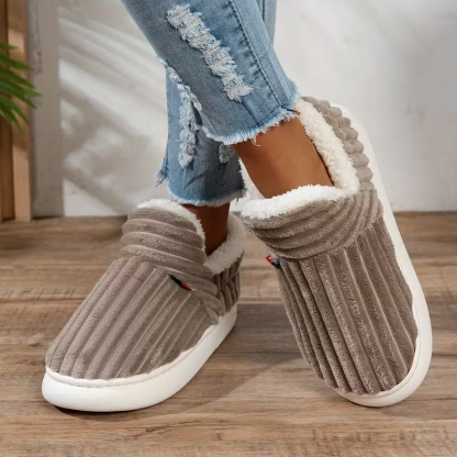 Unisex Cozy & Warm Winter Slippers Slip-On Indoor/Outdoor House Shoes