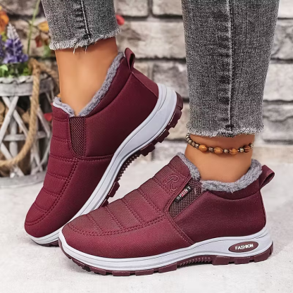 [Copy]Women's Warm & Lightweight Plush Lined Interior Non-Slip Winter Slip-On Boots