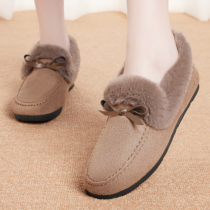 Women's Warm and Stylish Slip-on Flat Shoes