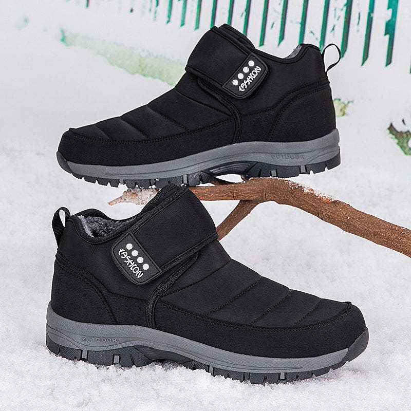 Men’s and Women's Fur-Lined Snow Arch Support Waterproof & Non-Slip Boots