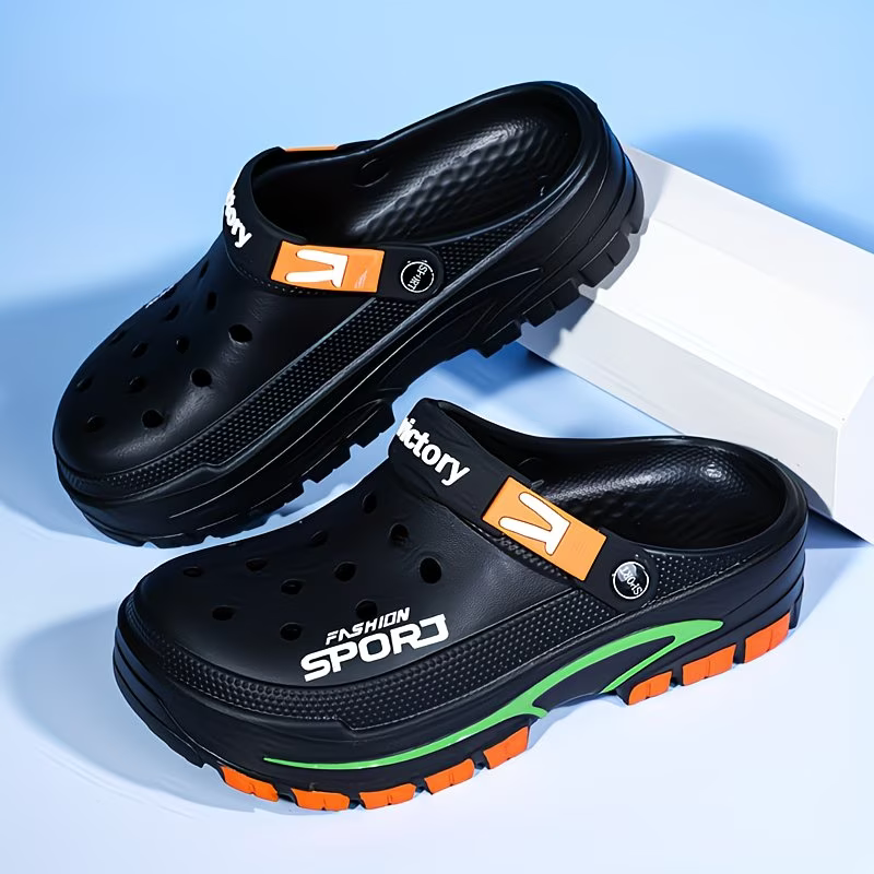 Men's Fashion Non-Slip Summer Clogs Sandals for Indoor/Outdoor Wear