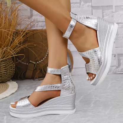 Women's Fashion Thick-soled Wedge Sandals Roman Shoes