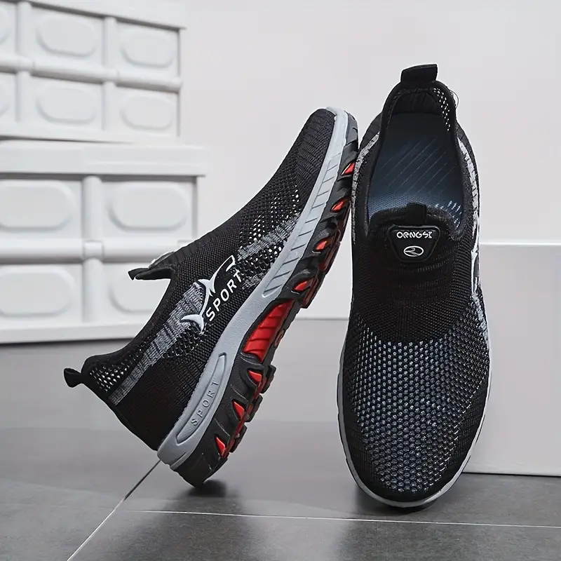 Men's Lightweight Breathable Anti-slip Sneakers for Outdoor Activities