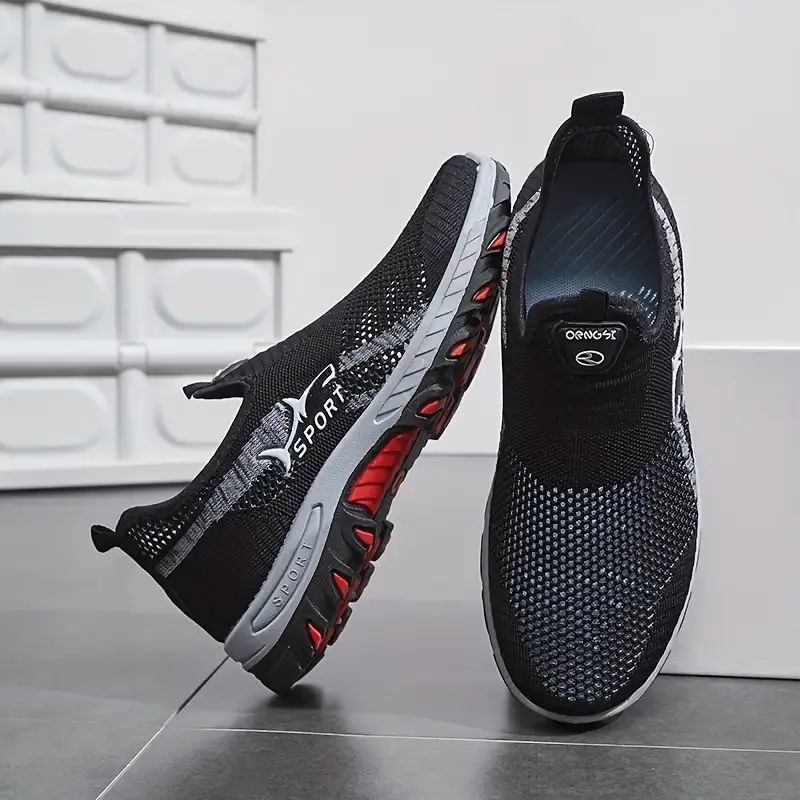 Men's Lightweight Breathable Anti-slip Sneakers for Outdoor Activities