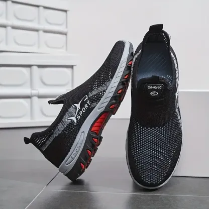 Men's Lightweight Breathable Anti-slip Sneakers for Outdoor Activities