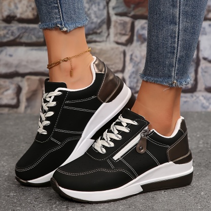 Women's Fashion Wedge Orthopedic Sneakers Outdoor Walking Trainers