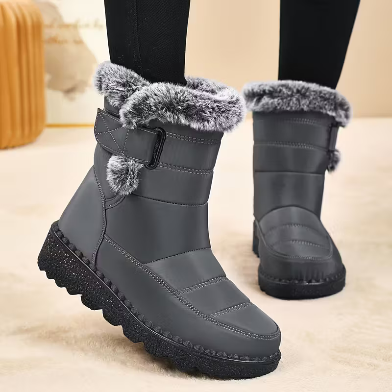 Women's Trendy Fleece-Lined Warm Winter Ankle Boots for Walking, Home, Outings, And Dates