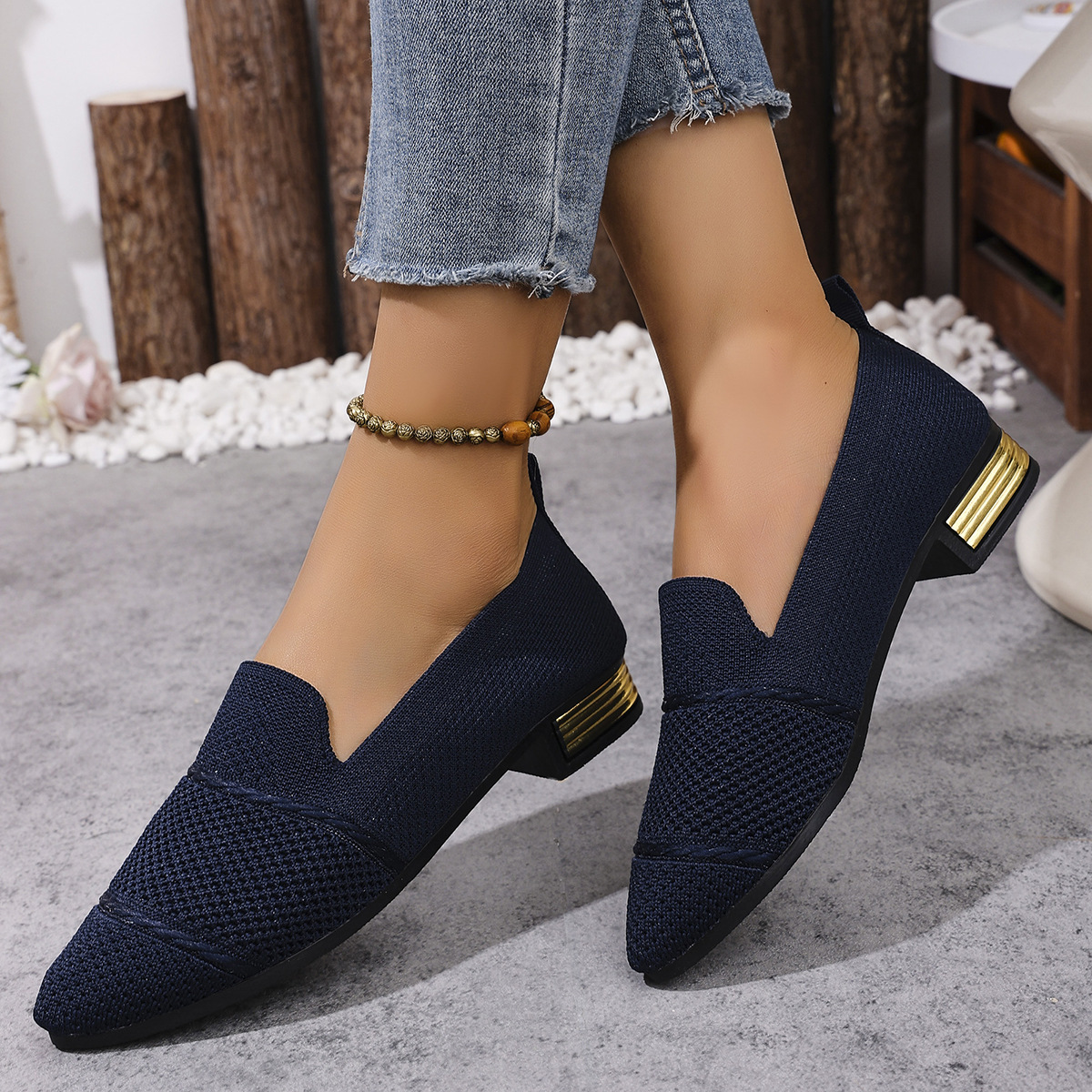 Women's Fashion Breathable Knit Slip-On Shoes